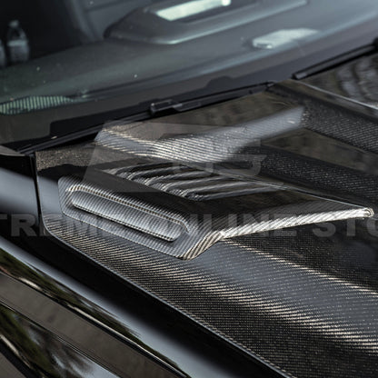 2022-Up Toyota Tundra | EOS CARBON FIBER Front Vented Hood Cover w/ Side Vent image 12