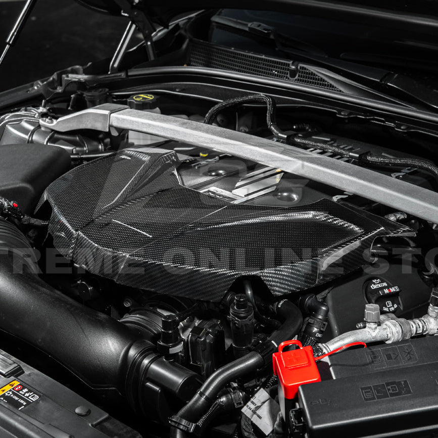 2022-Up Cadillac CT5-V Blackwing DRY Carbon Fiber Replacement Front Engine Cover image 6