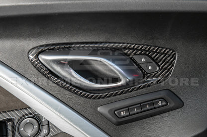 2019-24 Camaro Dry Carbon Fiber Interior Door Handle Cover image 3