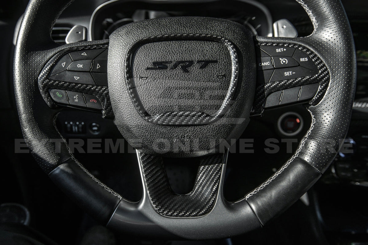 2015-23 Charger Challenger Durango Steering Wheel Cover image 5