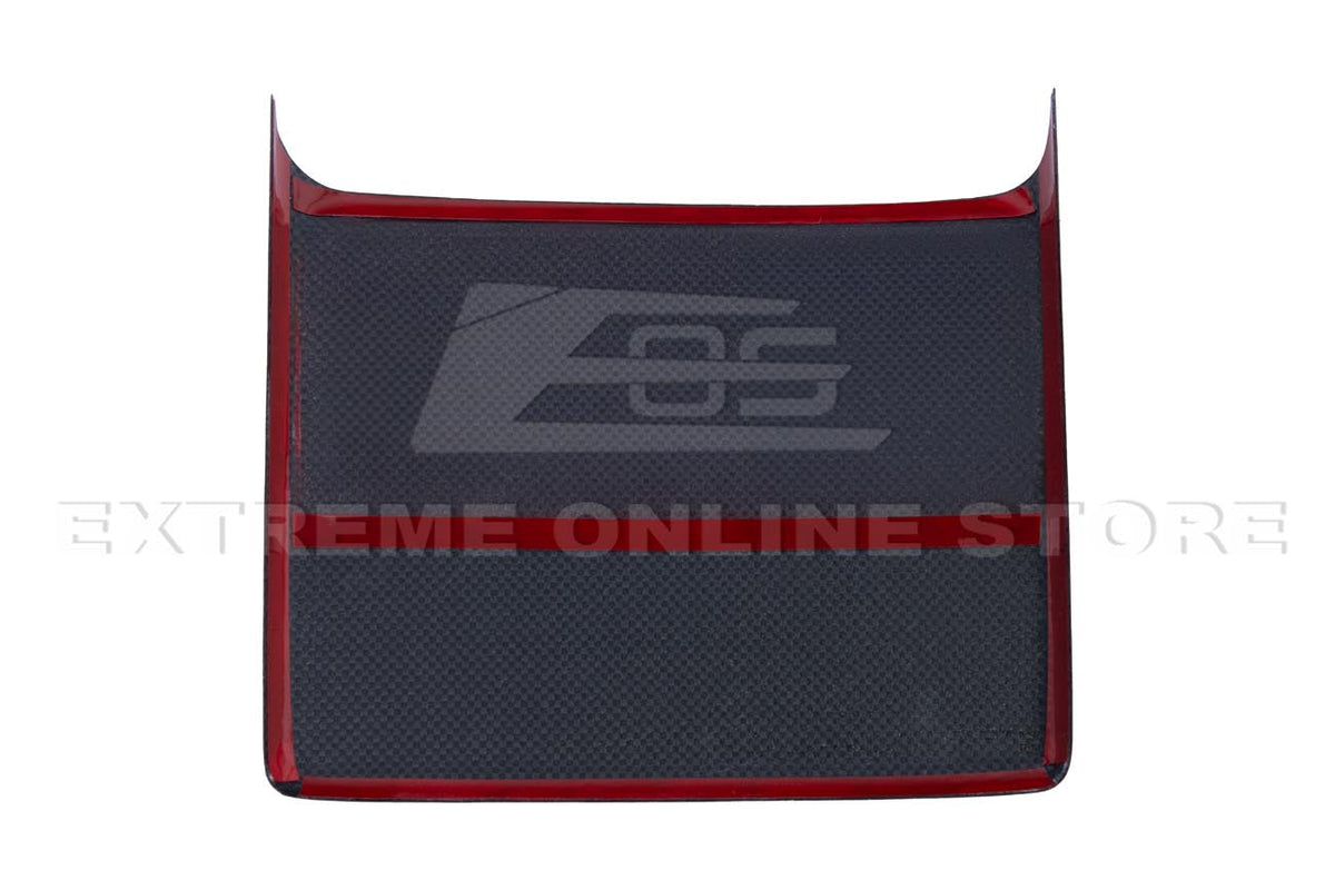 2021+ Ford Mustang Mach-E DRY CARBON FIBER Navigation Monitor Cover image 14