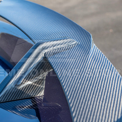 2021-Up BMW G82 M4 Carbon Fiber High Kick Rear Trunk Spoiler image 3