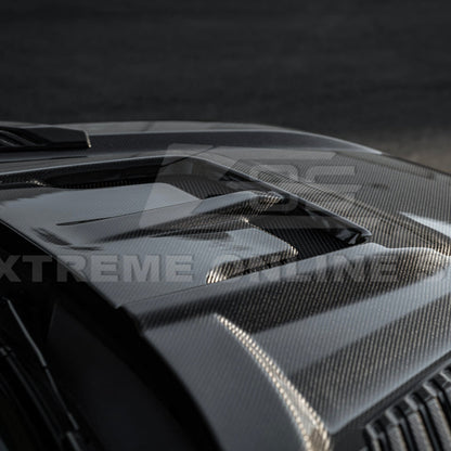 2022-Up Toyota Tundra | EOS CARBON FIBER Front Vented Hood Cover w/ Side Vent image 46