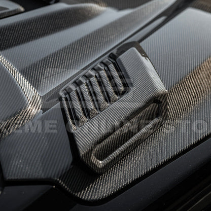 2022-Up Toyota Tundra | EOS CARBON FIBER Front Vented Hood Cover w/ Side Vent image 17