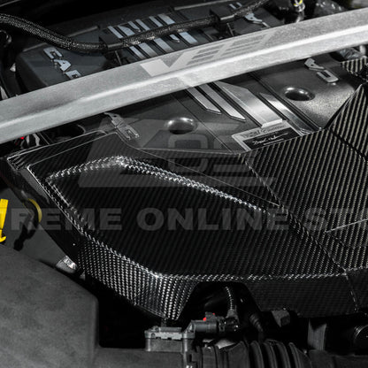 2022-Up Cadillac CT5-V Blackwing DRY Carbon Fiber Replacement Front Engine Cover image 8