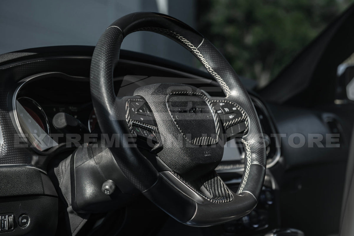 2015-23 Charger Challenger Durango Steering Wheel Cover image 3