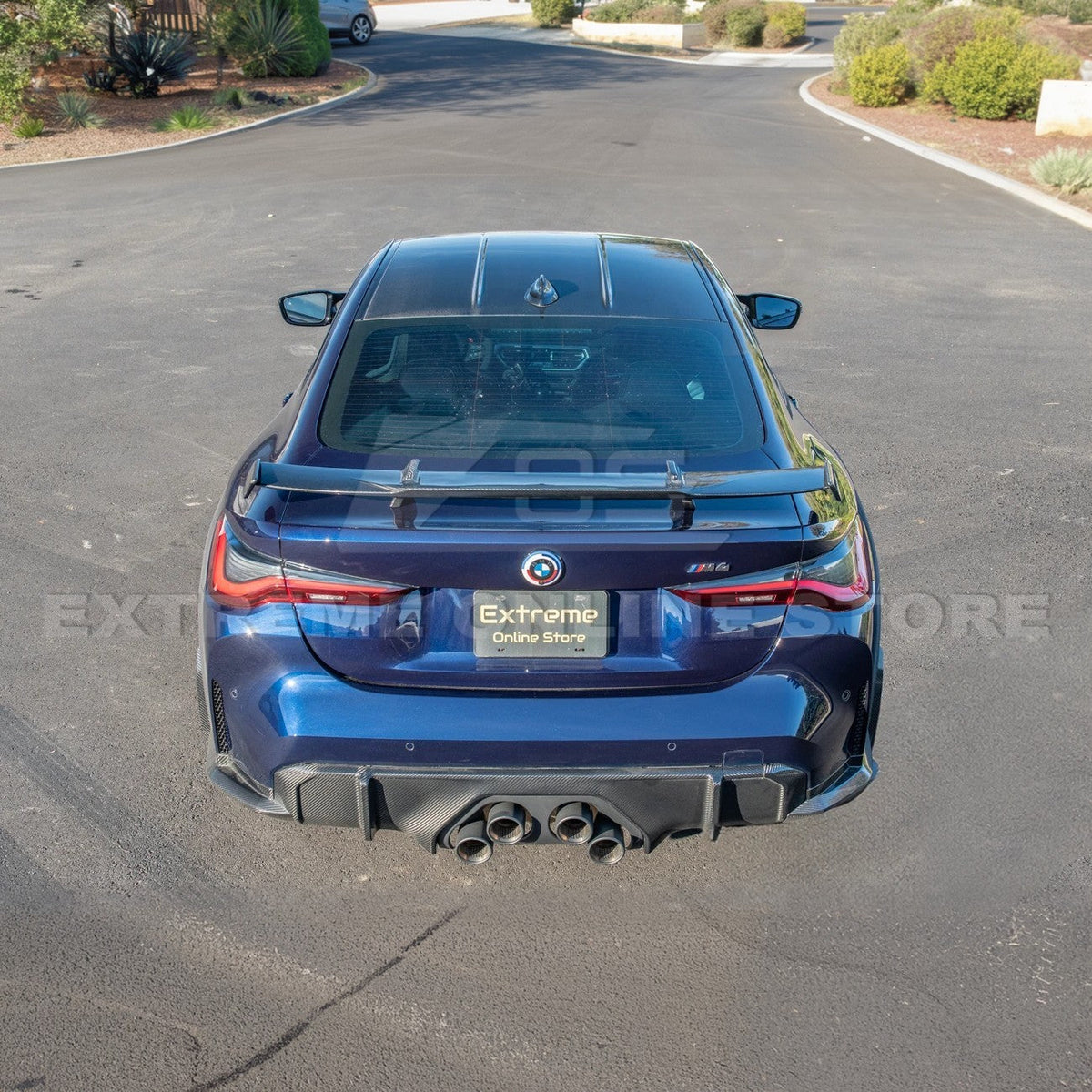 2021-Up BMW G82 M4 Carbon Fiber High Kick Rear Trunk Spoiler image 8
