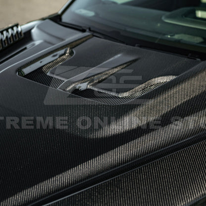 2022-Up Toyota Tundra | EOS CARBON FIBER Front Vented Hood Cover w/ Side Vent image 20