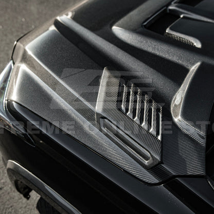 2022-Up Toyota Tundra | EOS CARBON FIBER Front Vented Hood Cover w/ Side Vent image 22