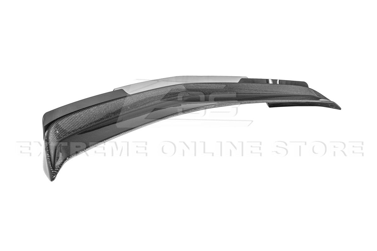 2016-19 Cadillac CTS-V Carbon Fiber Rear Trunk Wing Wickerbill Spoiler image 11