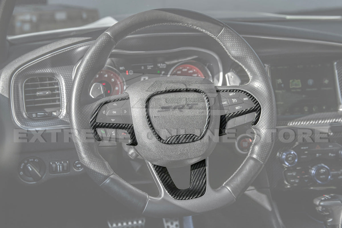 2015-23 Charger Challenger Durango Steering Wheel Cover image 7