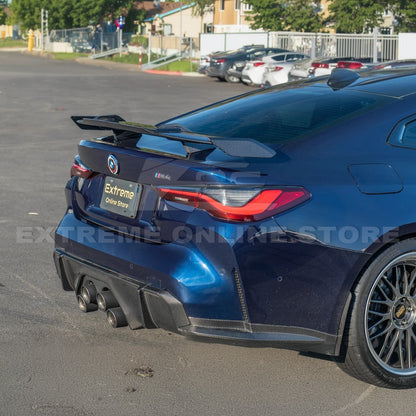2021-Up BMW G82 M4 Carbon Fiber High Kick Rear Trunk Spoiler image 7