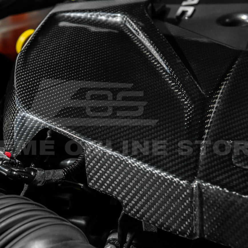 2022-Up Cadillac CT5-V Blackwing DRY Carbon Fiber Replacement Front Engine Cover image 11