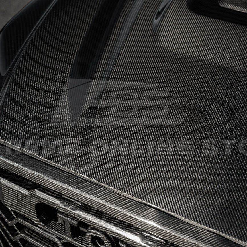 2022-Up Toyota Tundra | EOS CARBON FIBER Front Vented Hood Cover w/ Side Vent image 24