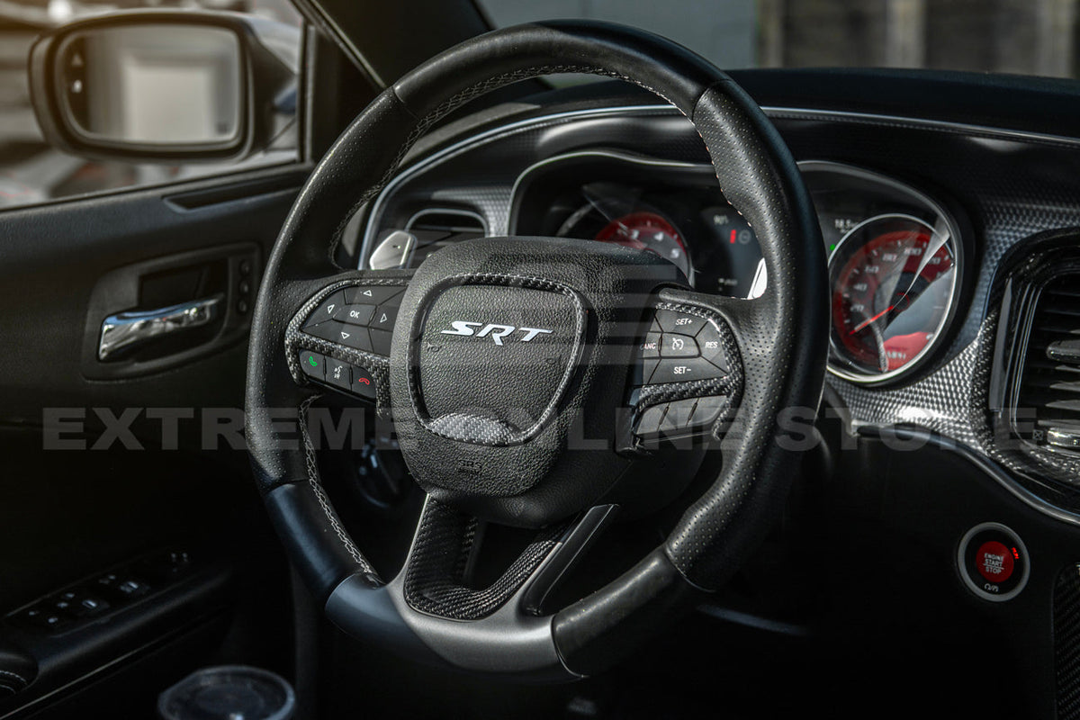 2015-23 Charger Challenger Durango Steering Wheel Cover image 4