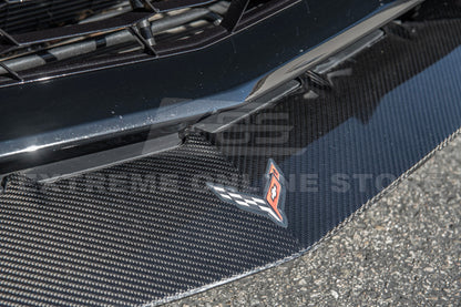 Chevrolet Corvette C7 ZR1 DRY CARBON FIBER Front Splitter Winglet image 10