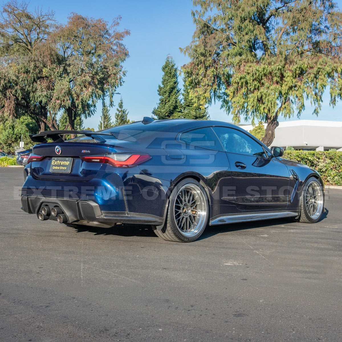 2021-Up BMW G82 M4 Carbon Fiber High Kick Rear Trunk Spoiler image 9