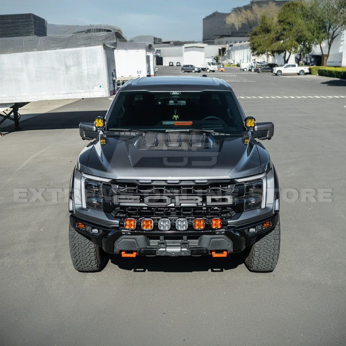 2021-Up F-150 Raptor Carbon Fiber Hood Cover image 23