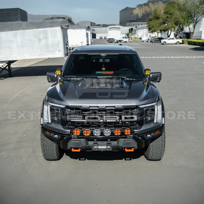 2021-Up F-150 Raptor Carbon Fiber Hood Cover image 23