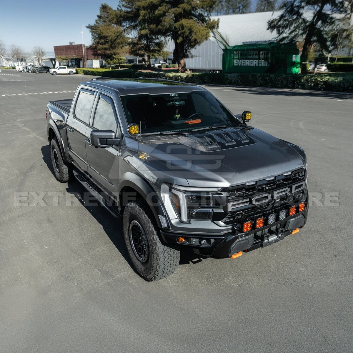 2021-Up F-150 Raptor Carbon Fiber Hood Cover image 24