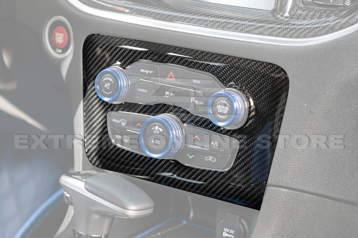 2015-23 Dodge Charger Center Console Audio Panel Cover image 6