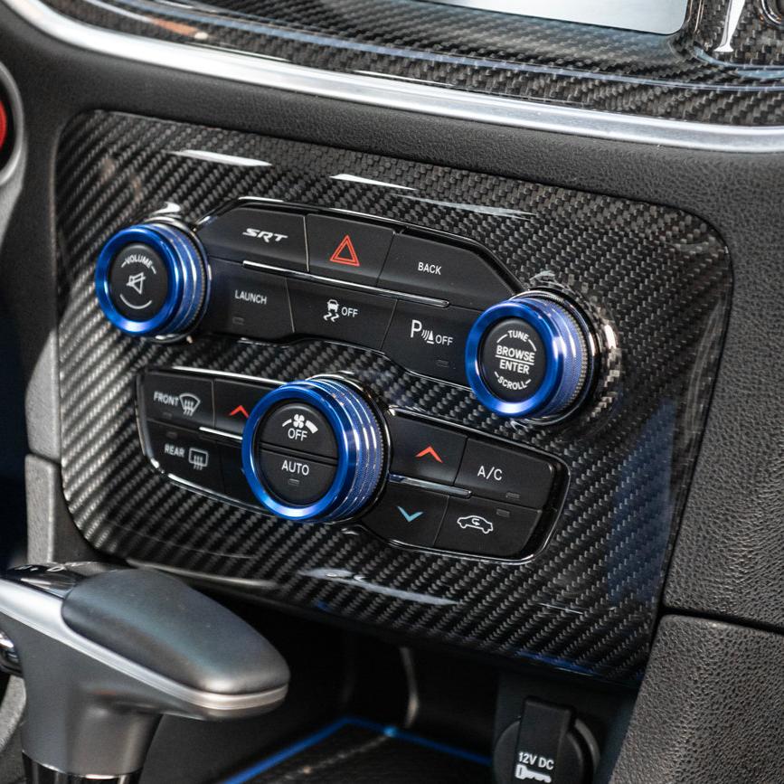 2015-23 Dodge Charger Center Console Audio Panel Cover image 2