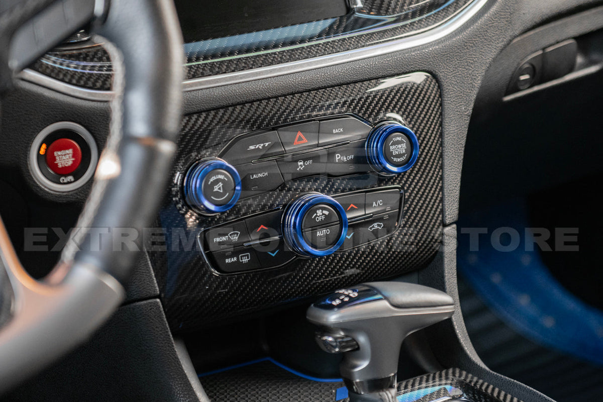 2015-23 Dodge Charger Center Console Audio Panel Cover image 4