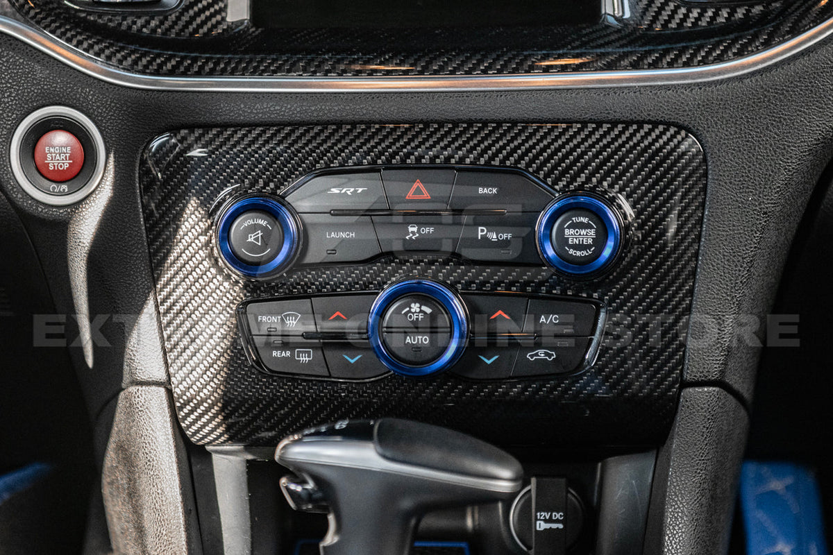 2015-23 Dodge Charger Center Console Audio Panel Cover image 5