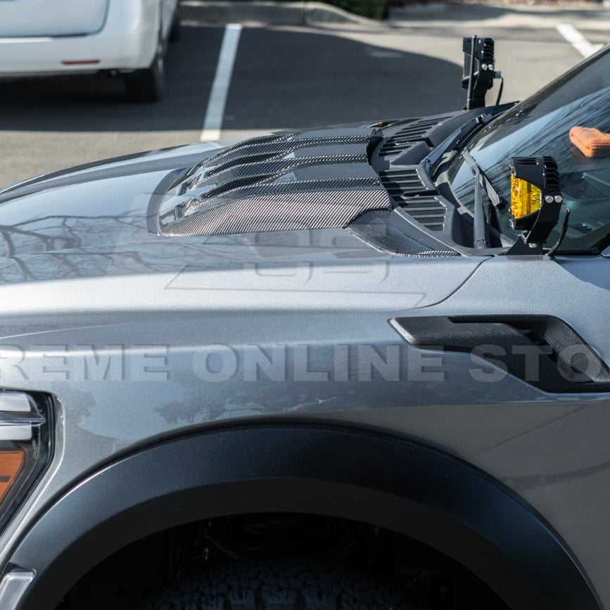 2021-Up F-150 Raptor Carbon Fiber Hood Cover image 30