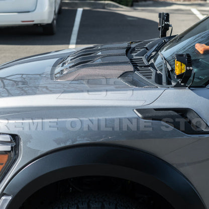 2021-Up F-150 Raptor Carbon Fiber Hood Cover image 30