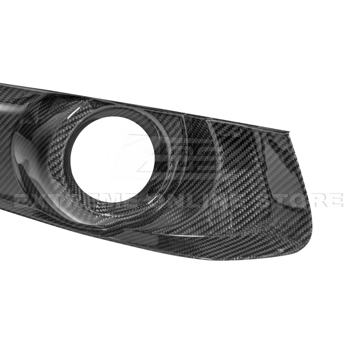 2015-17 Ford Mustang DRY CABON FIBER Front Bumper Fog Light Bezel Cover Pair image 16