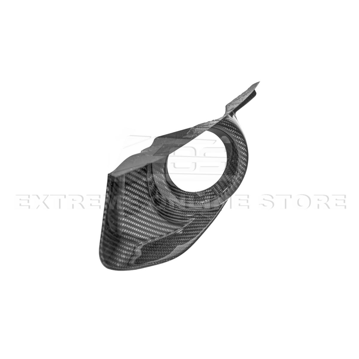 2015-17 Ford Mustang DRY CABON FIBER Front Bumper Fog Light Bezel Cover Pair image 14