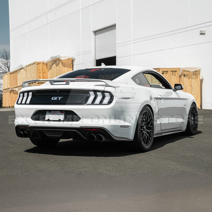 2015-23 Ford Mustang Rear License Plate Frame Trim Cover image 8