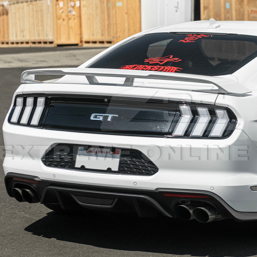 2015-23 Ford Mustang Rear License Plate Frame Trim Cover image 9