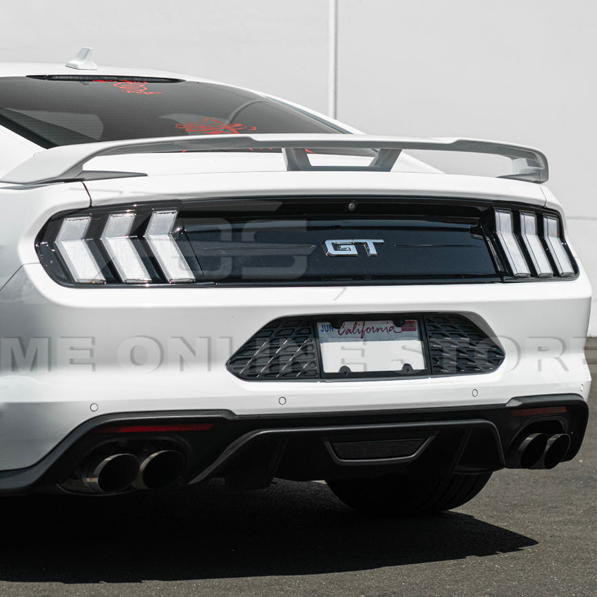 2015-23 Ford Mustang Rear License Plate Frame Trim Cover image 5