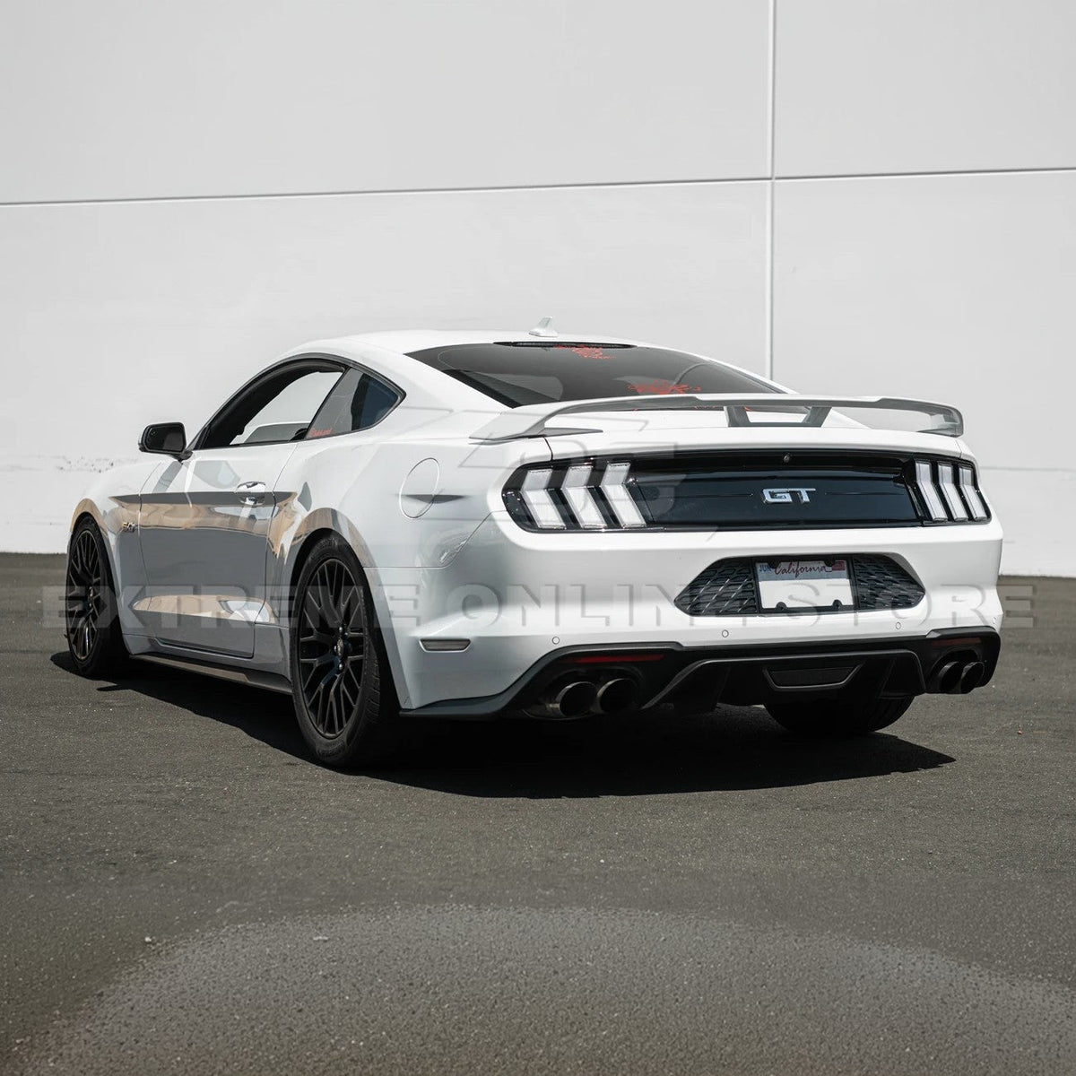 2015-23 Ford Mustang Rear License Plate Frame Trim Cover image 4