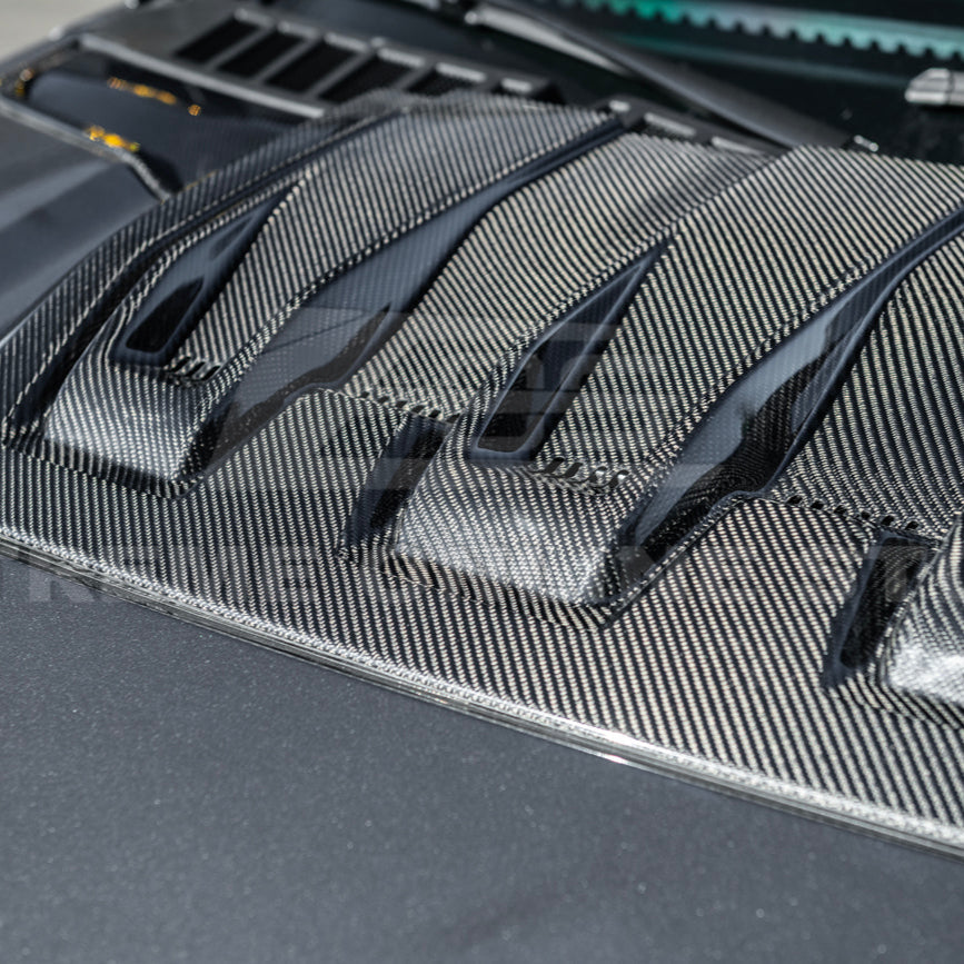 2021-Up F-150 Raptor Carbon Fiber Hood Cover image 34