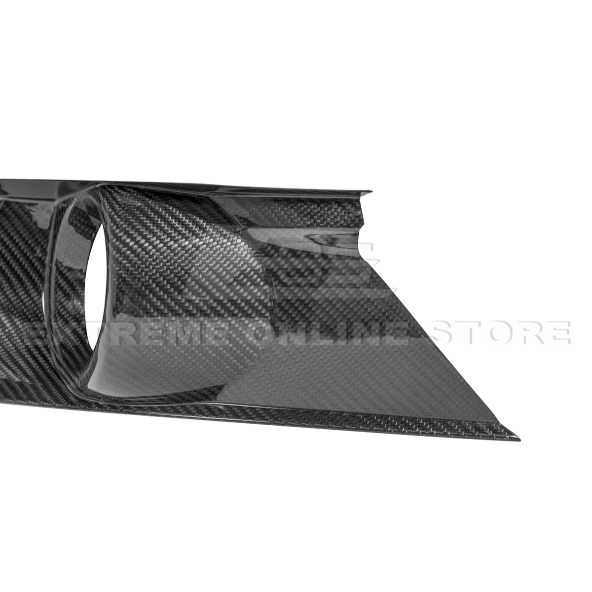 2015-17 Ford Mustang DRY CABON FIBER Front Bumper Fog Light Bezel Cover Pair image 17