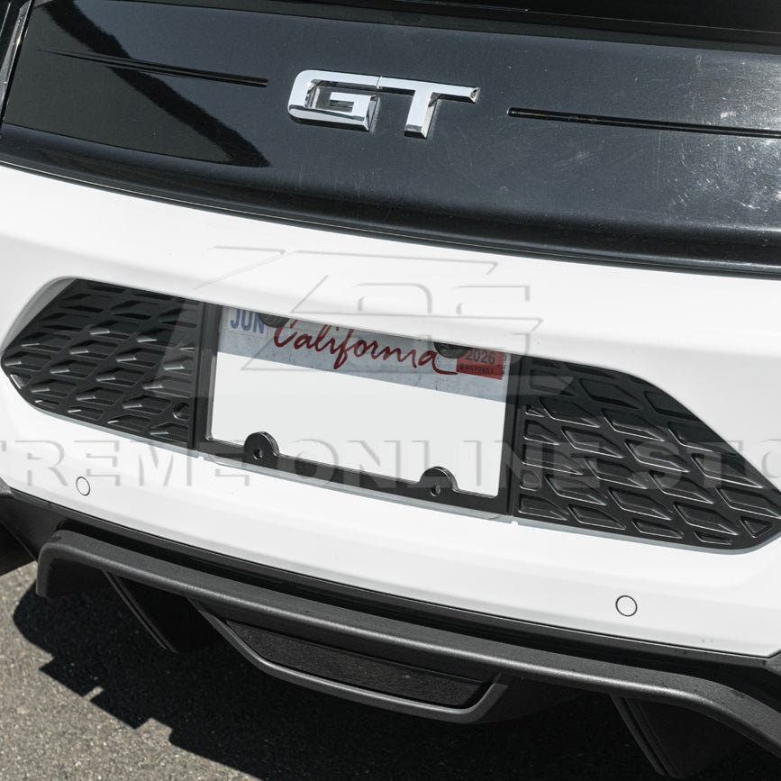 2015-23 Ford Mustang Rear License Plate Frame Trim Cover image 11