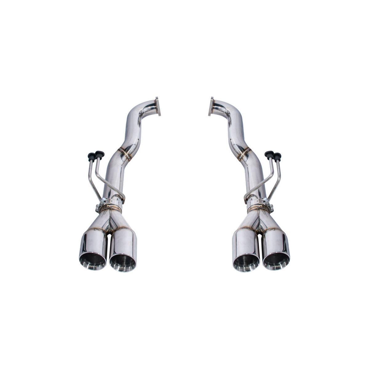 2008-2009 Pontiac G8 T-304 Muffler Delete Quad Tips Axle Back Exhaust image 2