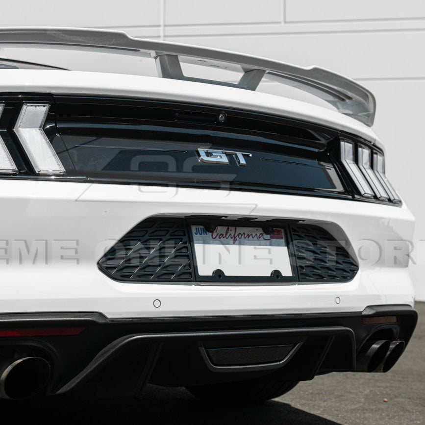 2015-23 Ford Mustang Rear License Plate Frame Trim Cover image 16