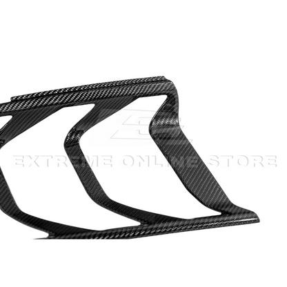2018-23 Ford Mustang DRY CARBON FIBER Rear Tail Light Trim Bezel Cover Pair image 20