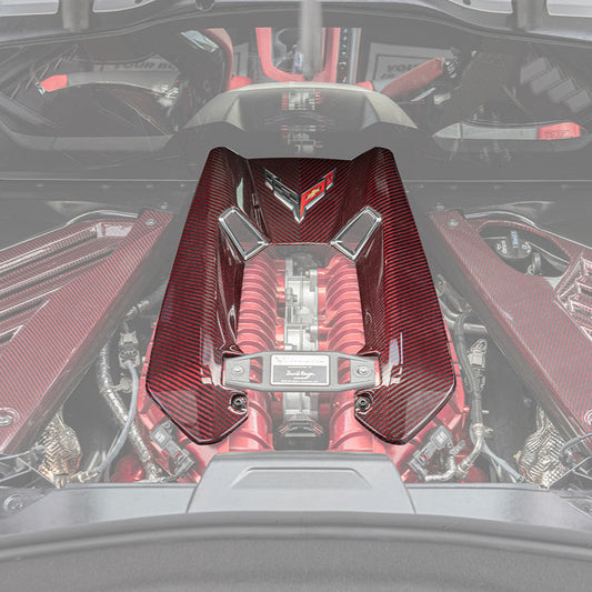 Chevrolet Corvette C8 Z06 DRY CARBON FIBER Engine Cover image 1
