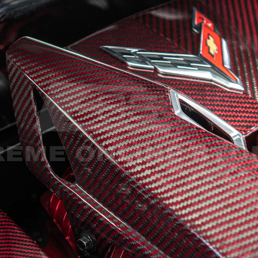 Chevrolet Corvette C8 Z06 DRY CARBON FIBER Engine Cover image 34