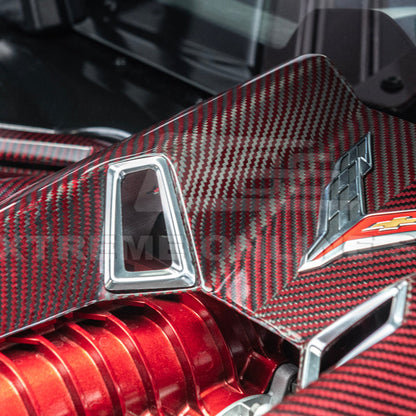 Chevrolet Corvette C8 Z06 DRY CARBON FIBER Engine Cover image 35