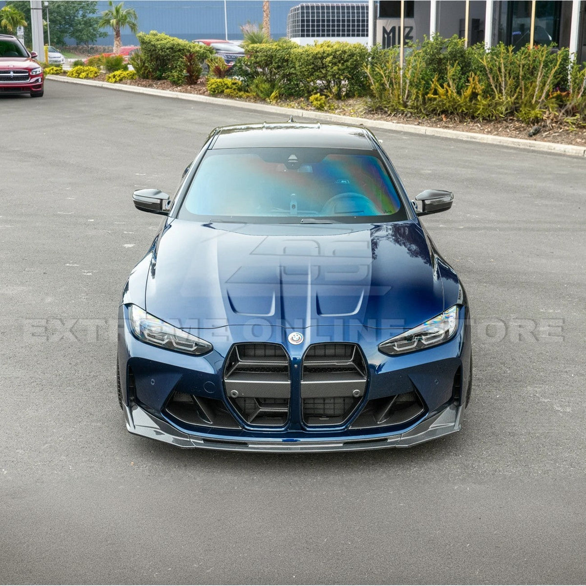 2021-Up BMW G82 G83 M4 VRS Carbon Fiber Front Splitter Lip Side Skirts image 6