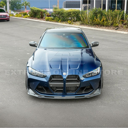 2021-Up BMW G82 G83 M4 VRS Carbon Fiber Front Splitter Lip Side Skirts image 6