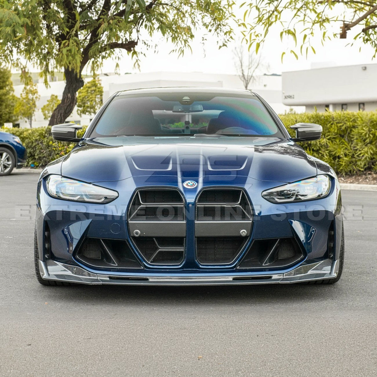 2021-Up BMW G82 G83 M4 VRS Carbon Fiber Front Splitter Lip Side Skirts image 7