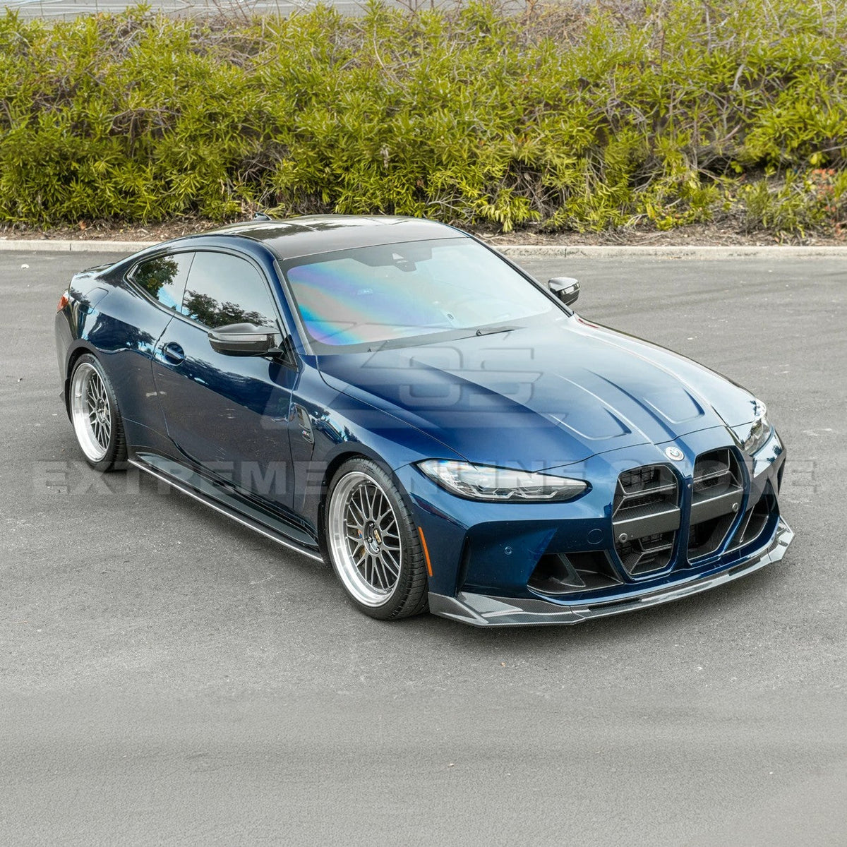 2021-Up BMW G82 G83 M4 VRS Carbon Fiber Front Splitter Lip Side Skirts image 8