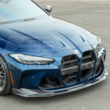 2021-Up BMW G82 G83 M4 VRS Carbon Fiber Front Splitter Lip Side Skirts image 9